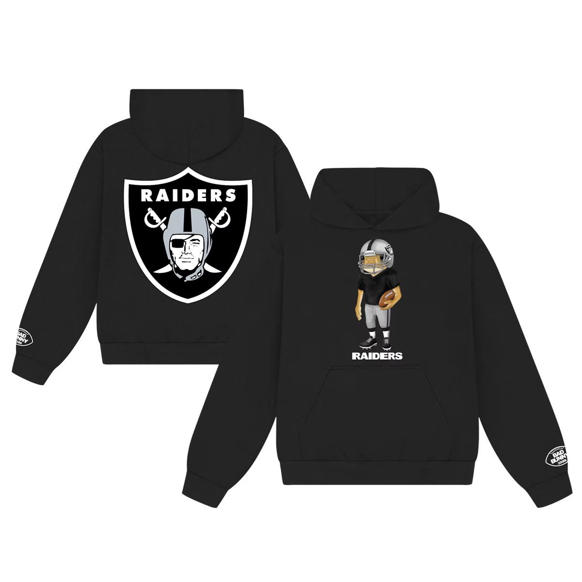 Men 2026 NFL Oakland Raiders hoodie black 0011